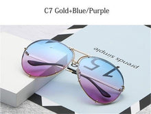 Load image into Gallery viewer, Black Pilot Sunglasses women
