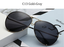 Load image into Gallery viewer, Black Pilot Sunglasses women