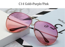 Load image into Gallery viewer, Black Pilot Sunglasses women