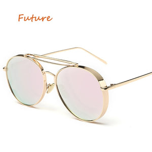 Pink Mirror Sunglasses Women