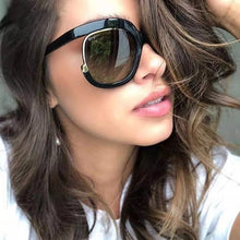 Load image into Gallery viewer, Luxury Oversized Square Gradient Sunglasses Women